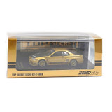 Inno 1/64 NISSAN SKYLINE GT-R R34 Top Secret Die Cast Model -GOLD-