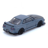 Inno 1/64 NISSAN SKYLINE GT-R R32 Top Secret Die Cast Model -GREY-
