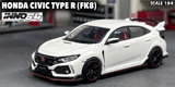 Inno 1/64 HONDA CIVIC TYPE R FK8 Die Cast Model -WHITE-