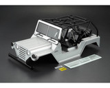 RC 1/10 Truck Body WARRIOR JEEP Shell 313MM -SILVER- #48443