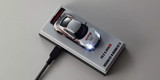 Kyosho 1/64 NISSAN R34 GT-R MOTN Model Car w/ LED LIGHTS *GRAY*
