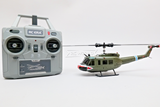 RC 1/48 HELICOPTER HUEY UH-1 W/ Gyro Stabilization 6CH 3D 2.4ghz-RTF-*TIGERS *