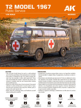 Ak Interactive 1/35 T2 MODEL 1967 Public Service EMS Plastic Model Kit #AK35023