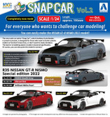 Aoshima 1/24 Snap NISSAN R35 SKYLINE GT-R Nismo 2022 Model Kit -WHITE-