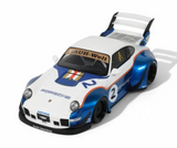 1/18 PORSCHE 911 TURBO RWB X LB Model Car -WHITE/BLUE-