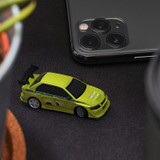 RC 1/76 Micro Car MITSUBISHI LANCER EVOLUTION w/ LED Lights -RED-