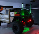 RC 1/10 LED Whip LIGHT Flexible Antenna -GREEN-