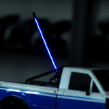 RC 1/10 LED Whip LIGHT Flexible Antenna -ICE BLUE-