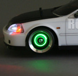1/10 RC  LED Wheel Lights GREEN L.E.D Rotors Lights