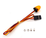 RC 1/10 Flashing LED ROUND Beacon LIGHT Police EMS Roof Top *SMALL* -BLUE-