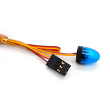 RC 1/10 Flashing LED ROUND Beacon LIGHT Police EMS Roof Top *LARGE* -RED-