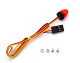 RC 1/10 Flashing LED ROUND Beacon LIGHT Police EMS Roof Top *LARGE* -RED-