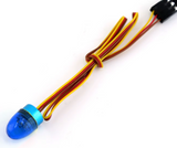 RC 1/10 Flashing LED ROUND Beacon LIGHT Police EMS Roof Top *LARGE* -YELLOW-