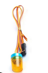 RC 1/10 Flashing LED Beacon LIGHT Police EMS Roof Top *LARGE* -YELLOW-