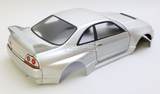 RC 1/10 Scale Body NISSAN SKYLINE R33 Painted Shell 257mm -SILVER-