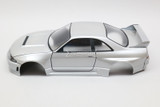 RC 1/10 Scale Body NISSAN SKYLINE R33 Painted Shell 257mm -SILVER-