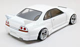 Custom RC 1/10 Drift NISSAN SKYLINE R33 AWD Belt CAR *RTR* -RED-