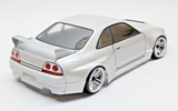Custom RC 1/10 Drift NISSAN SKYLINE R33 AWD Belt CAR *RTR* -WHITE-