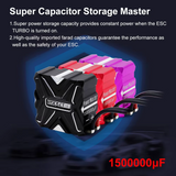 Rocket SUPER CAPACITOR Storage Master For Brushless Motors -PURPLE-