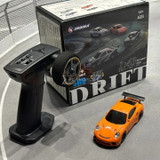 RC Car 1/43 Drift PORSCHE 911 GT3 RS AWD W/ GYRO + LED -RTR-