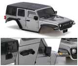 RC 1/18 Truck Body JEEP WRANGLER Hard Body 155mm For Traxxas TRX4M -GRAY-