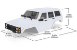 RC 1/18 Truck Body JEEP CHEROKEE Hard Body 155mm For Traxxas TRX4M -WHITE-