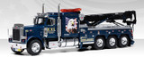 1/43 Die Cast 1980 PETER BUILT 359 WRECKER EAGLE SEMI Model Truck -BLUE-