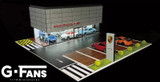 G Fans 1/64 Diorama PORSCHE DEALERSHIP W/ LED #710031