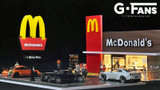 G Fans 1/64 Diorama MCDONALDS BUILDING LOT #710033