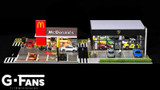 G Fans 1/64 Diorama MCDONALDS BUILDING LOT #710033
