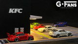 G Fans 1/64 Diorama KFC FAST FOOD DRIVE Thru #710014
