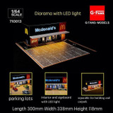 G Fans 1/64 Diorama MCDONALDS DRIVE Thru #710013