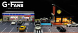 G Fans 1/64 Diorama LAWSON CONVENIENCE STORE DIORAMA W/ LED #710024