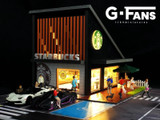 G Fans 1/64 Diorama STARBUCKS COFFEE W/ LED #710025