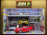 G Fans 1/64 Diorama JDM GARAGE DIORAMA W/ LED #710018