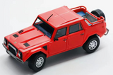 1/64 LAMBORGHINI LM002 SUV Die Cast Model Truck -RED-