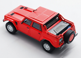 1/64 LAMBORGHINI LM002 SUV Die Cast Model Truck -WHITE-