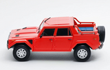 1/64 LAMBORGHINI LM002 SUV Die Cast Model Truck -WHITE-