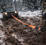 RC 1/10 Scale RESCUE TOW ROPE 40" Scale Accessories ( 3 PACK) -BLACK/ORANGE/GRAY