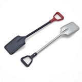 RC 1/10 Scale METAL SHOVELS Scale Accessories (2 SHOVELS) -BLACK + SILVER -
