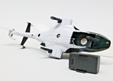 RC 1/53 HELICOPTER Bell 222 AIRWOLF W/ Gyro W/ Optical Flow 2.4ghz-RTF-*B/W*