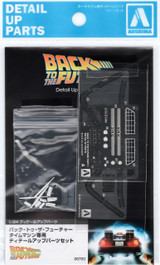 Aoshima DETAIL UP PARTS For TIME MACHINE DELOREAN 1982 For Model Kit #06700