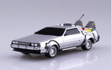 Aoshima 1/43 DMC DELOREAN Back To The Future 1 PULL BACK TOY Model Kit