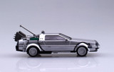 Aoshima 1/43 DMC DELOREAN Back To The Future 1 PULL BACK TOY Model Kit