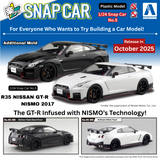 Aoshima 1/24 Snap NISSAN R35 SKYLINE GT-R Nismo 2017 Model Kit -BLACK-