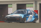 Fujimi 1/24 TRAMPIO AE86 Levin 1985 Plastic Model Kit