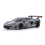 Kyosho RC Mini Z CHEVY CORVETTE C8R Body Shell -GUN METAL- #MZP244GMW