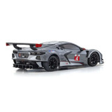 Kyosho RC Mini Z CHEVY CORVETTE C8R Body Shell -GUN METAL- #MZP244GMW