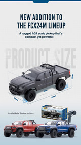 FMS RC 1/24 TOYOTA TACOMA Truck 4X4 2-Speed *RTR* -RED-