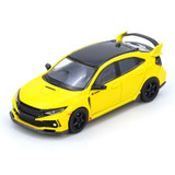Inno 1/64 HONDA CIVIC TYPE-R FK8 Spoon Model Car -YELLOW-